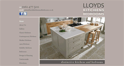 Desktop Screenshot of lloydskitchensandbedrooms.co.uk