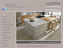 Tablet Screenshot of lloydskitchensandbedrooms.co.uk